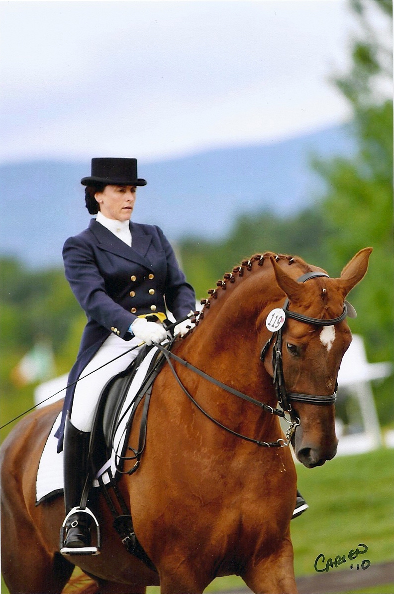 Heidi riding Donnerzauber at I1